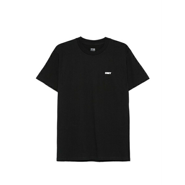オベイ メンズ プルオーバー トップス Logo t-shirt Black