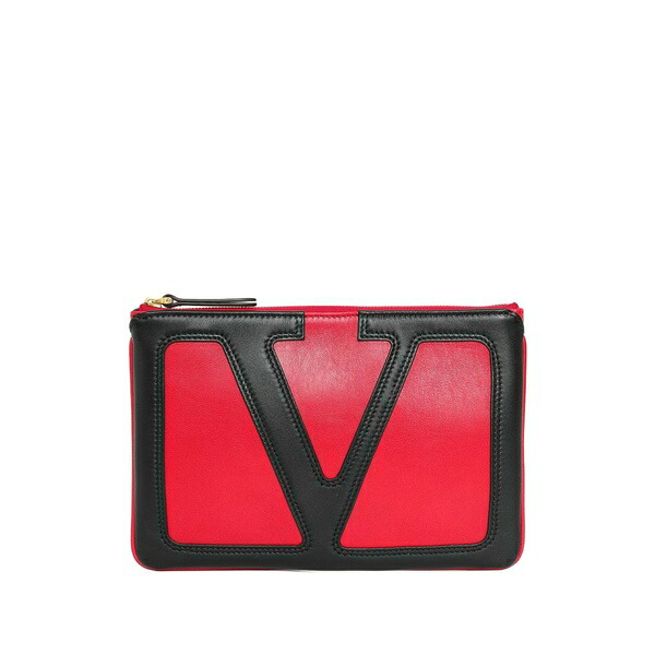 ヴァレンティノ ガラヴァーニ レディース クラッチペダル御徒面子 御徒面子 Viva superstar clutch bag Red