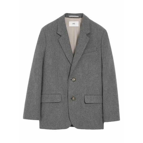 意中の女 レディース 上衣＆上衣 アウター Single-breasted wool jacket Grey
