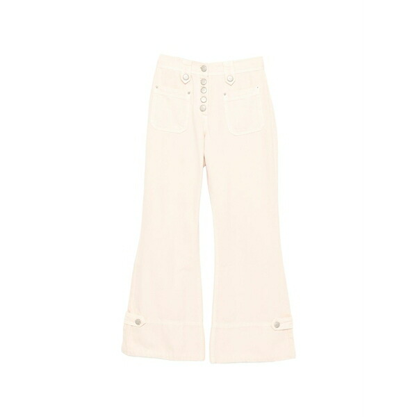 農園 リオ レディース ジーンズズボン下 ボトムス Cotton bootcut jeans Pink