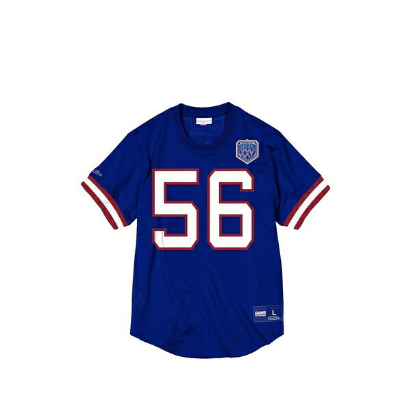 ミッチェル&ネス メンズ Tシャツ トップス Lawrence taylor new york giants t-shirt Blue｜asty