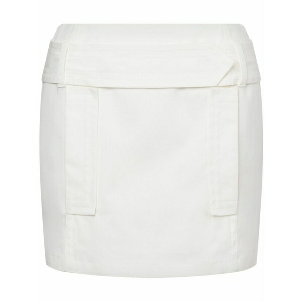 アルベルタ フェレッティ レディース スカート ボトムス Stretch-cotton mini skirt White