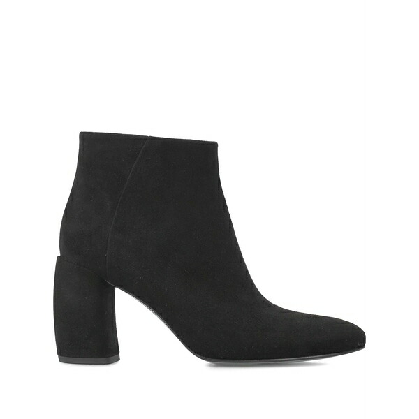 プレミアータ レディース ブーツ シューズ Zip-up block-heel boots Black|asty