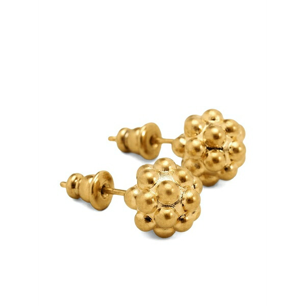 意中の女 メンズ ピアス・イヤリング 付属物 Pearl stud earrings Gold
