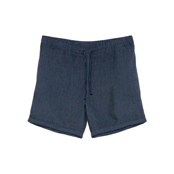 １２０％リノ メンズ カジュアルパンツ ボトムス Linen shorts Blue｜asty