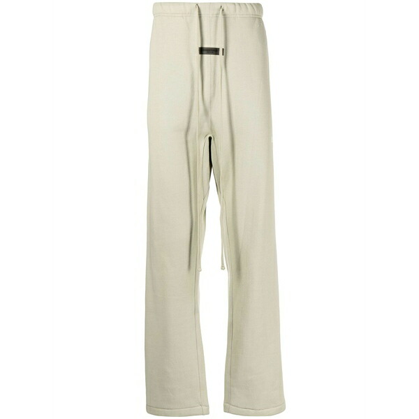 エフオージーエッセンシャルズ メンズ 心地好いズボン下 ボトムス Logo patch track pants Green