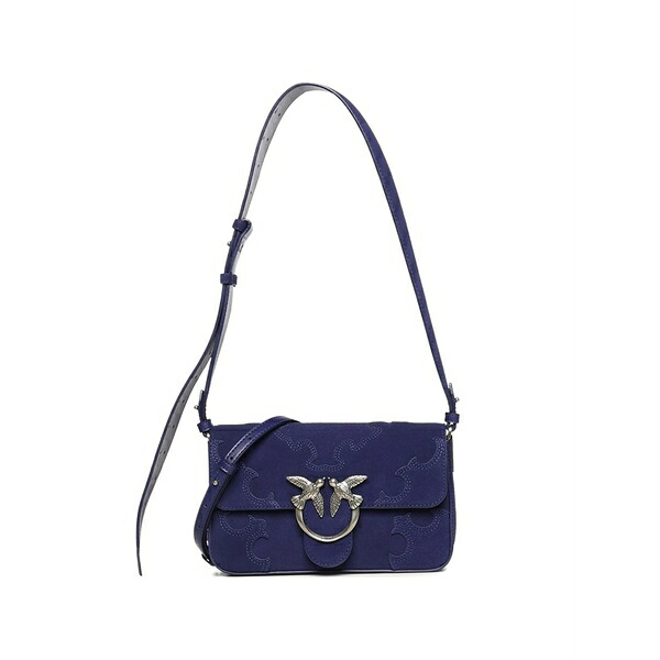 ピンコ レディース ショルダーバッグ バッグ Logo-plaque cross body bag Blue