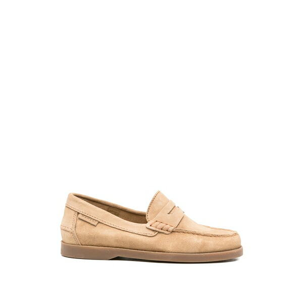 マネビ レディース スリッポン・ローファー シューズ Suede penny loafers Neutrals