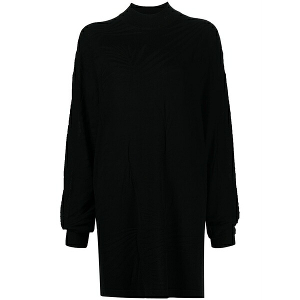アールティーエー レディース 衣装 トップス Tropical cassia oversized dress Black