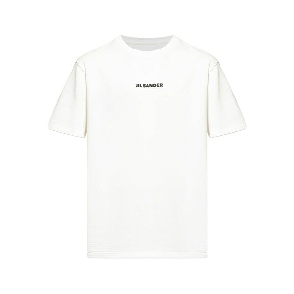 ジル・サンダー メンズ ティーシャツ トップス Logo-print t-shirt White メンズファッション-Tシャツ・カットソー-トップス