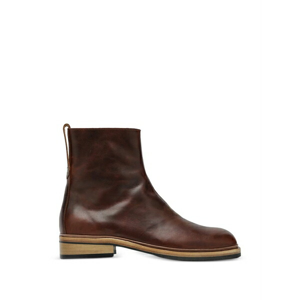 アワーレガシー メンズ ブーツ シューズ Daimono zipped boots Brown|asty