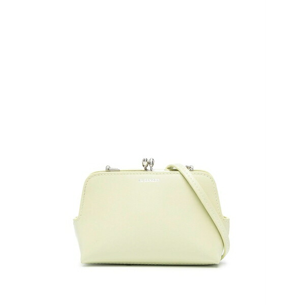 ジル・サンダー レディース ハンドバック 御徒面子 Logo-print crossbody bag Green