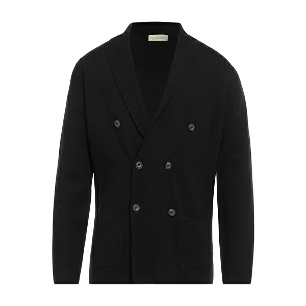 【送料無料】 フィリッポ デ ラウレンティス メンズ カーディガン アウター Cardigans Black｜asty 34,970円