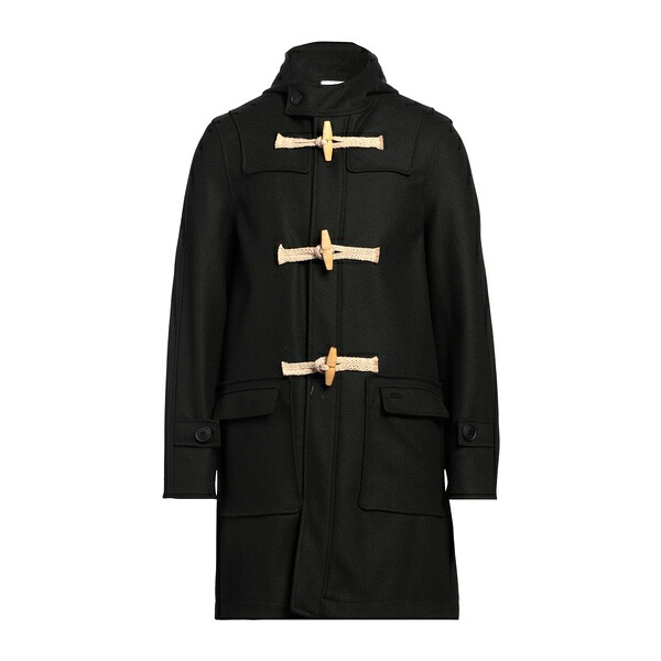 【送料無料】 バーク メンズ ジャケット&ブルゾン アウター Coats Black|asty