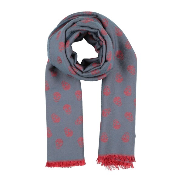 【送料無料】 マックイーン メンズ マフラー・ストール・スカーフ アクセサリー Scarves Azure