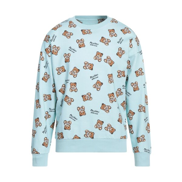 【貨物輸送無料】 モスキーノ メンズ パーカー・スウェットシャツ アウター Sweatshirts Azure