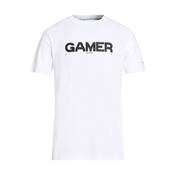 【貨物輸送無料】 ビッケンバーグス メンズ プルオーバー トップス T-shirts White