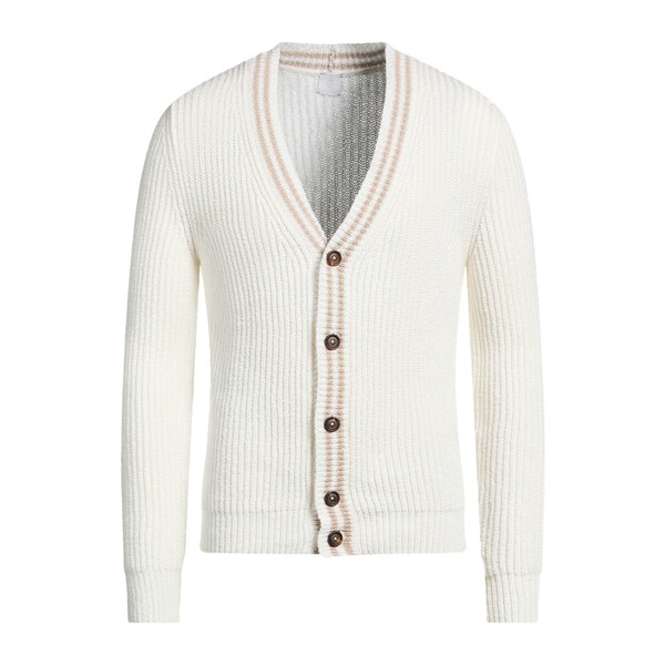 【送料無料】 イレブンティ メンズ カーディガン アウター Cardigans White|asty