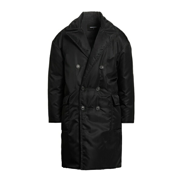 【貨物輸送無料】 ディースクエアード メンズ 上衣＆上衣 アウター Puffers Black