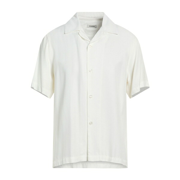 【貨物輸送無料】 沙子ロ メンズ プルオーバー トップス Shirts White