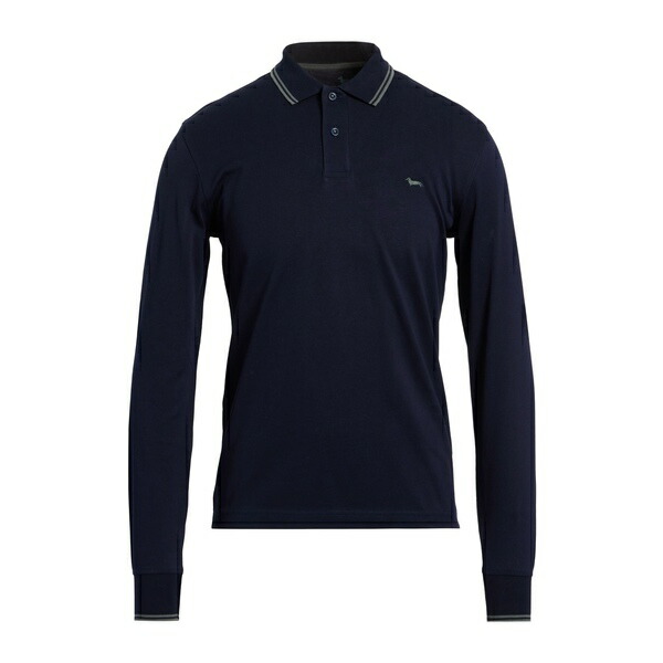 【貨物輸送無料】 ハーモント \u0026 知恵袋 メンズ プルオーバー トップス Polo shirts Blue