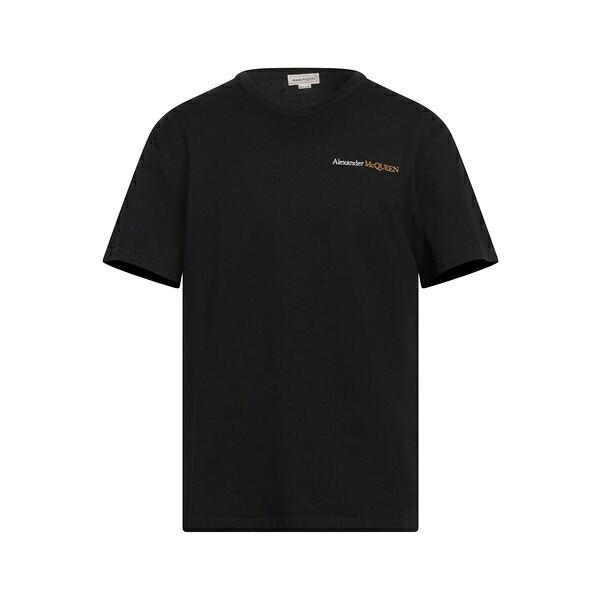 【貨物輸送無料】 マックイーン メンズ プルオーバー トップス T-shirts Black
