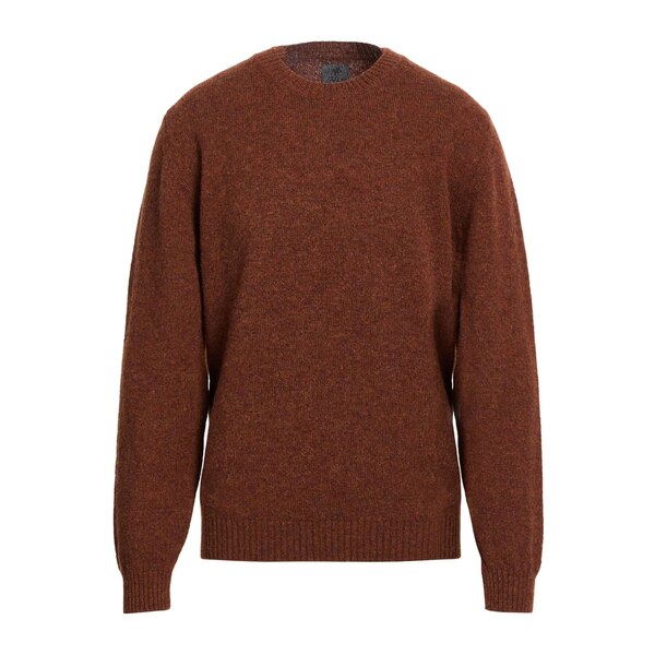 【貨物輸送無料】 ブリ鉄道車両 メンズ 編み物\u0026プルオーバー アウター Sweaters Brown