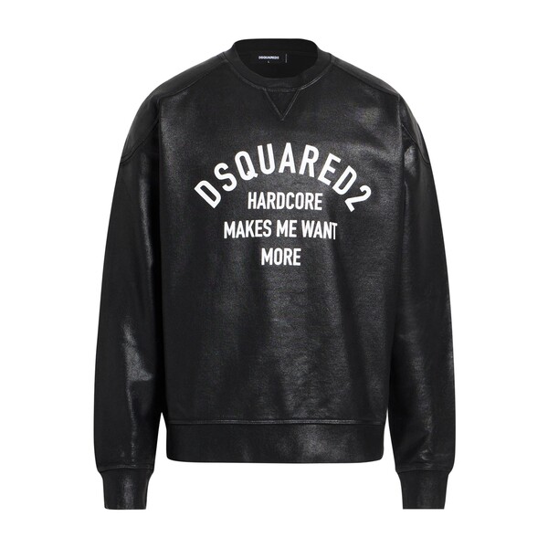 【送料無料】 ディースクエアード メンズ パーカー・スウェットシャツ アウター Sweatshirts Black｜asty