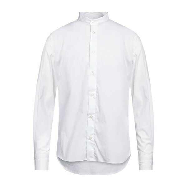 【送料無料】 ジャンパオロ メンズ シャツ トップス Shirts White