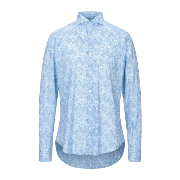 【貨物輸送無料】 フェデーリ メンズ プルオーバー トップス Shirts Azure