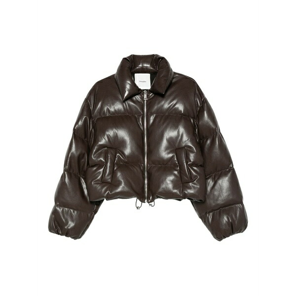 ナヌーシュカ レディース 上衣＆上衣 アウター Quilted puffer jacket Brown