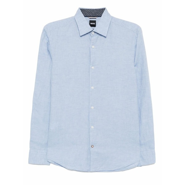雇い主 メンズ プルオーバー トップス Long-sleeved shirt Blue