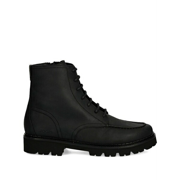 ジョープ メンズ ブーツ シューズ Hektor lace-up biker boots Black