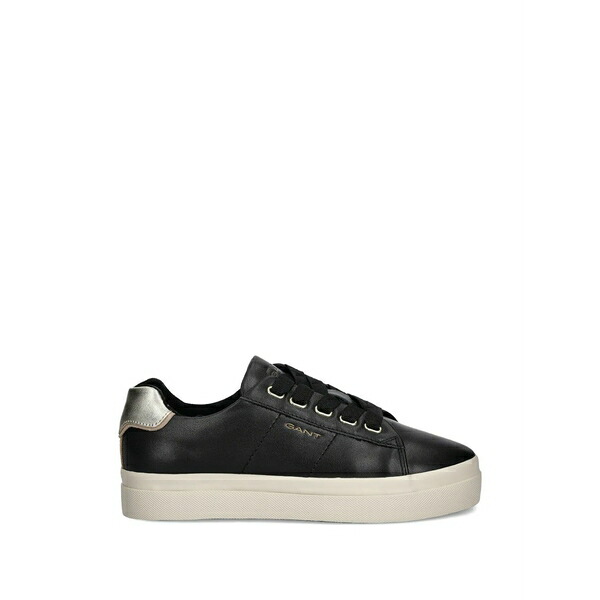 ガント レディース スニーカー シューズ Avona metalli-heel sneakers Black|asty