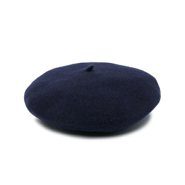 マルタンマルジェラ レディース 帽子 アクセサリー Four-stitch wool beret Blue｜asty
