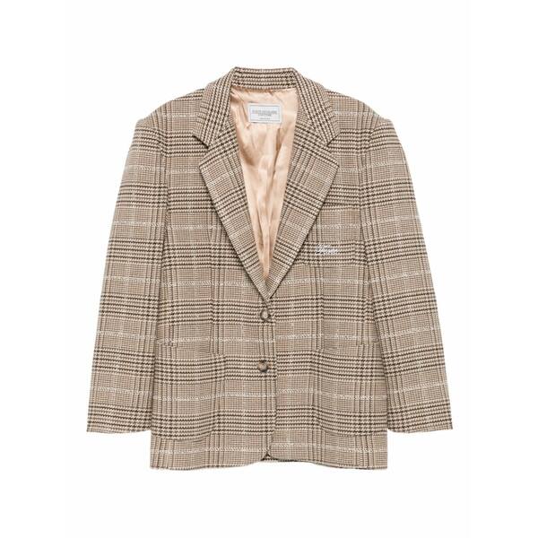 フォルテクチュール レディース 上衣＆上衣 アウター Houndstooth-check blazer Neutrals