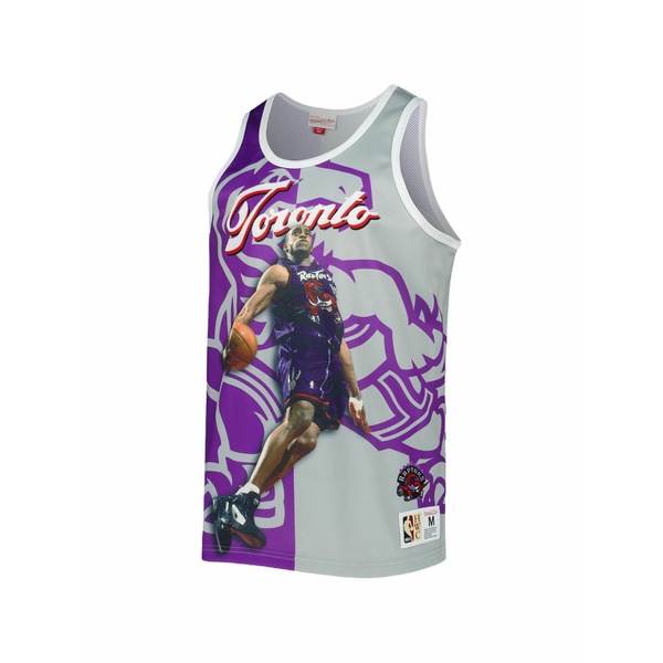 ミッチェル&ネス メンズ カットソー トップス Nba toronto raptors vince carter tank top Purple|asty
