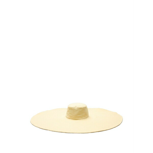 ブルマリン レディース 帽子 アクセサリー Wide-brim sun hat Neutrals|asty