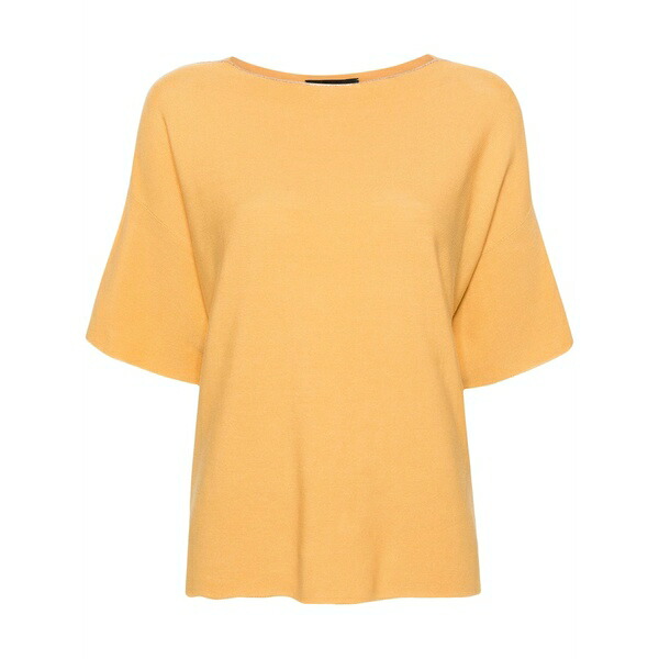 ファビアナ フィリッピ レディース 編み物\u0026スウェーター アウター Organic-cotton sweater Yellow