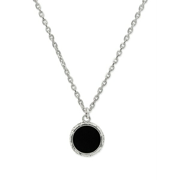 エマニュエレ ビコッキ メンズ 首飾り・チョー鉄道車両 付属品 Flourish amulet onyx necklace  Black ネックレス・ペンダント-ジュエリー・アクセサリー-メンズジュエリー・アクセサリー