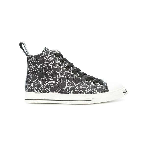 ハクーラ レディース スニーカー シューズ One of a kind hi-top sneakers Black｜asty