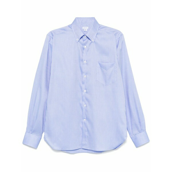 オリアン メンズ シャツ トップス Cotton shirt Blue｜asty