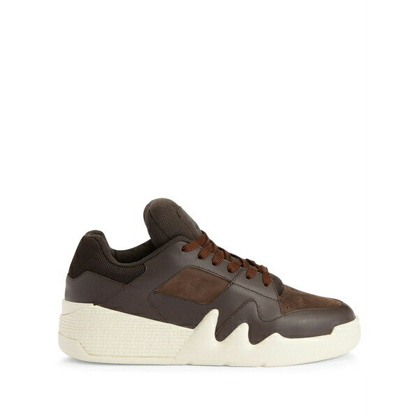 ジュゼッペザノッティ メンズ スニーカー シューズ Talon low-top leather sneakers Brown メンズ靴-スニーカー