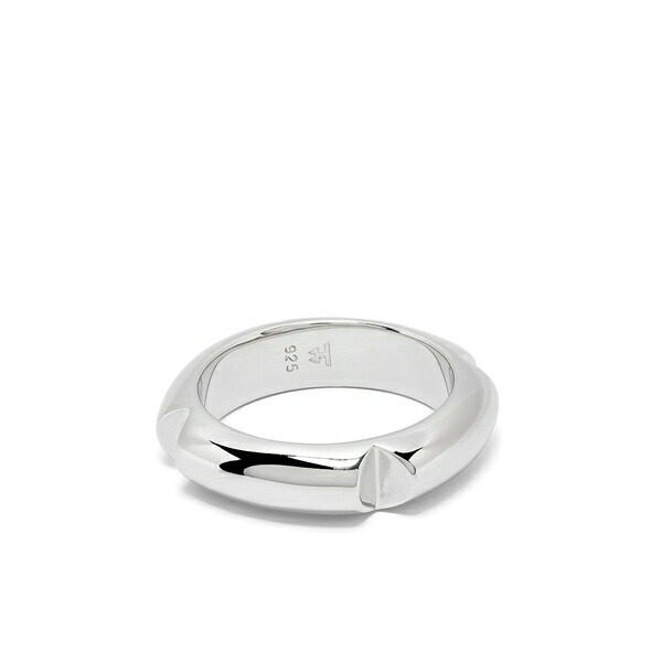 トム木材 メンズ 輪っか 添え物 Kimberlitt dented ring Silver