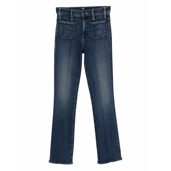マザー レディース デニムパンツ ボトムス The flood jeans Blue|asty