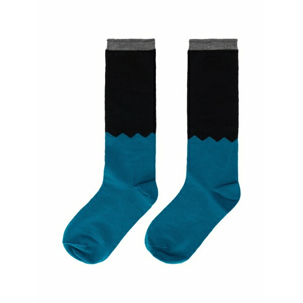 ヴァレンティノ ガラヴァーニ レディース ソックス アンダー御召しもの Two-tone socks Blue