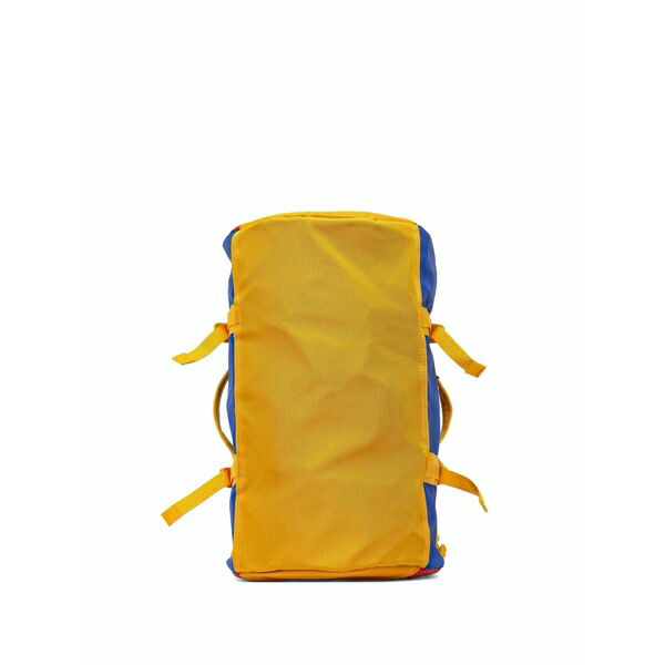 北の方人間の顔 メンズ ボストンバッグ 御徒面子 Multi-panel holdall Blue