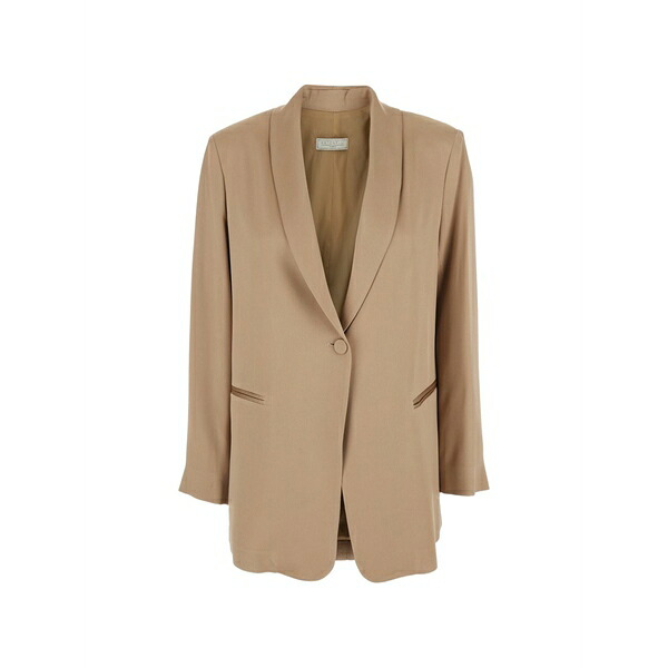 アントネリ レディース ジャケット＆ブルゾン アウター Edward blazer Neutrals｜asty