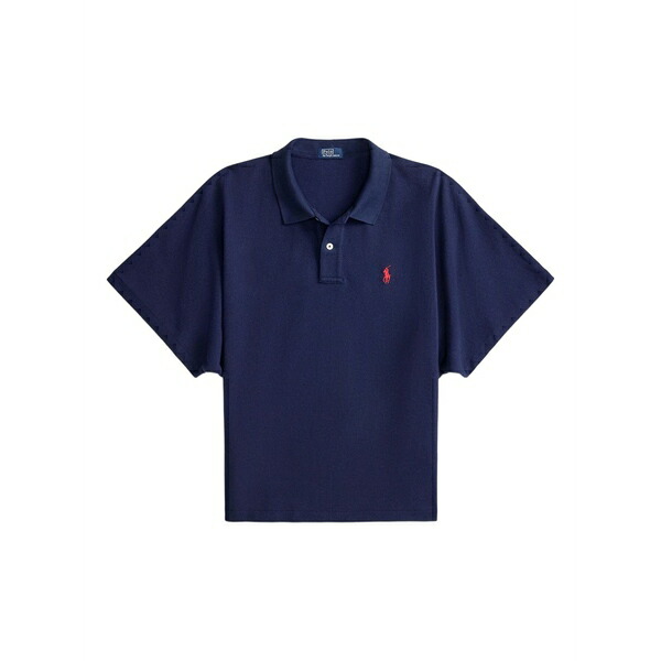 ラルフローレン レディース スポーツシャツ トップス Dolman-sleeve polo shirt Blue