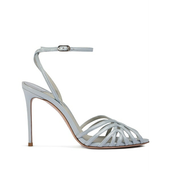 ル シラ レディース サンダル シューズ Embrace strappy sandals Grey｜asty